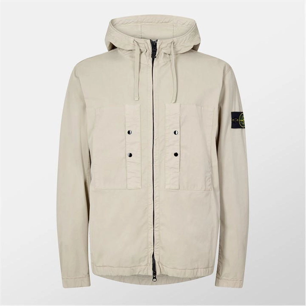 Stone Island Supima Cotton Twill Jacket - Brown